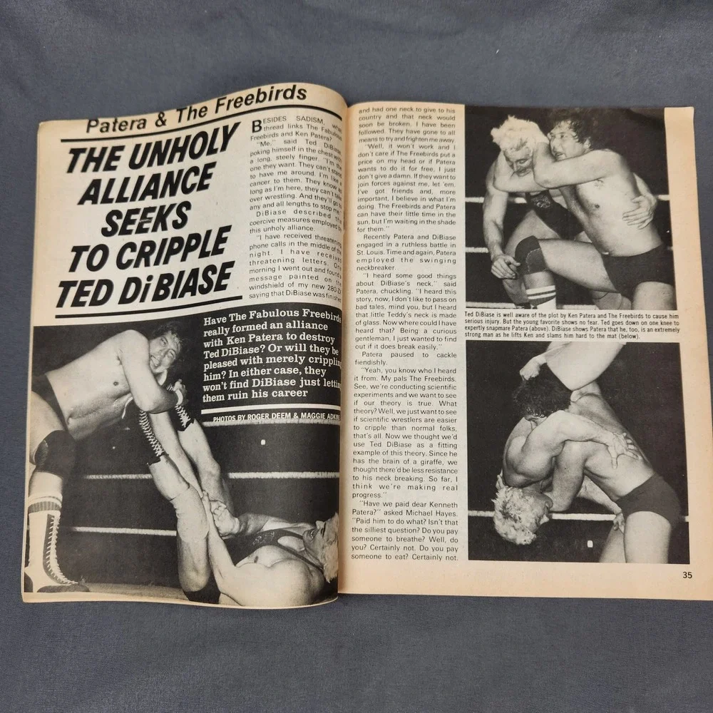 Inside Wrestling Magazine September 1981 Ivan Koloff Patera Dory‎ Jr Collectible